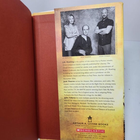 Harry Potter and the Cursed Child Parts 1 & 2 Book Special Rehearsal Edition Scr - Picture 5 of 12